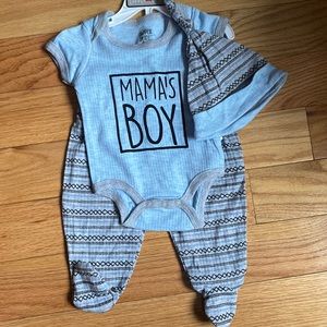 Two piece set with matching hat